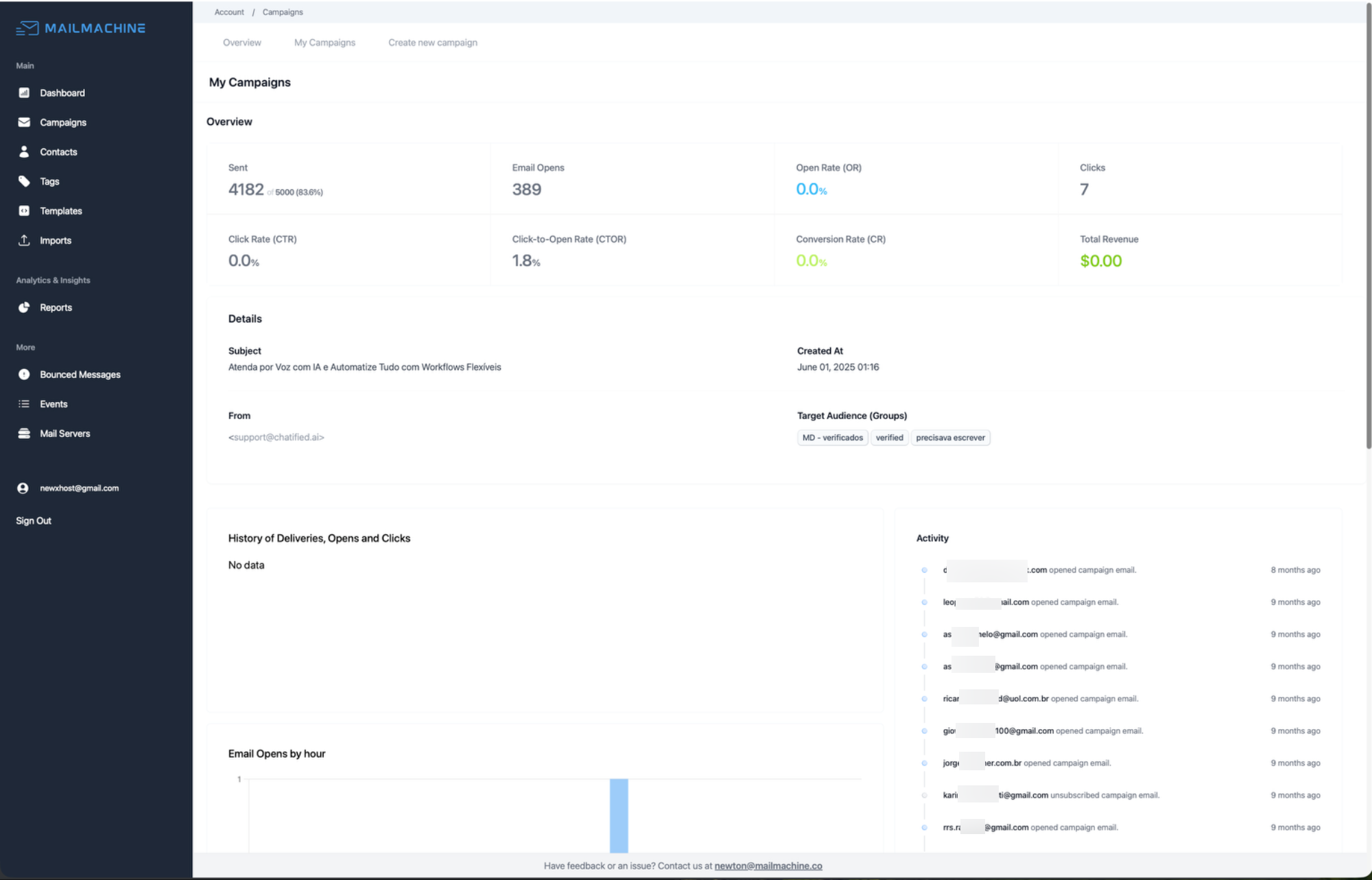 MailMachine screenshot 4